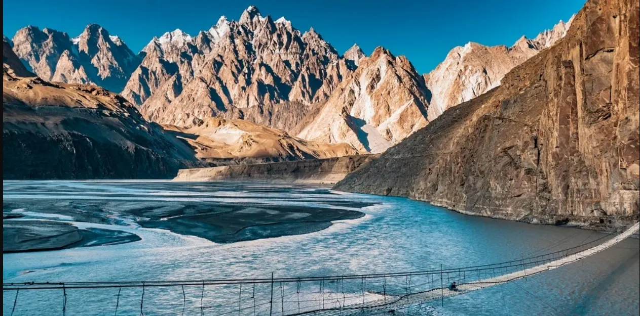 Iconic Hussaini Suspension Bridge & Passu Cones (6,106m)