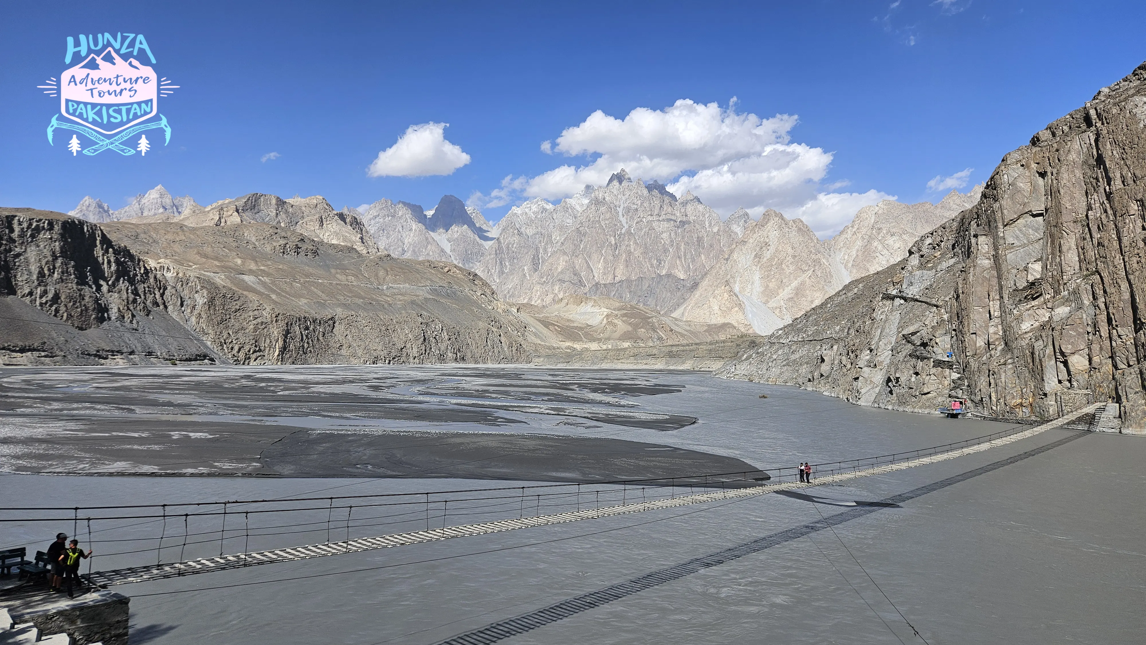Hussaini Suspension Bridge in Upper Hunza Gojal