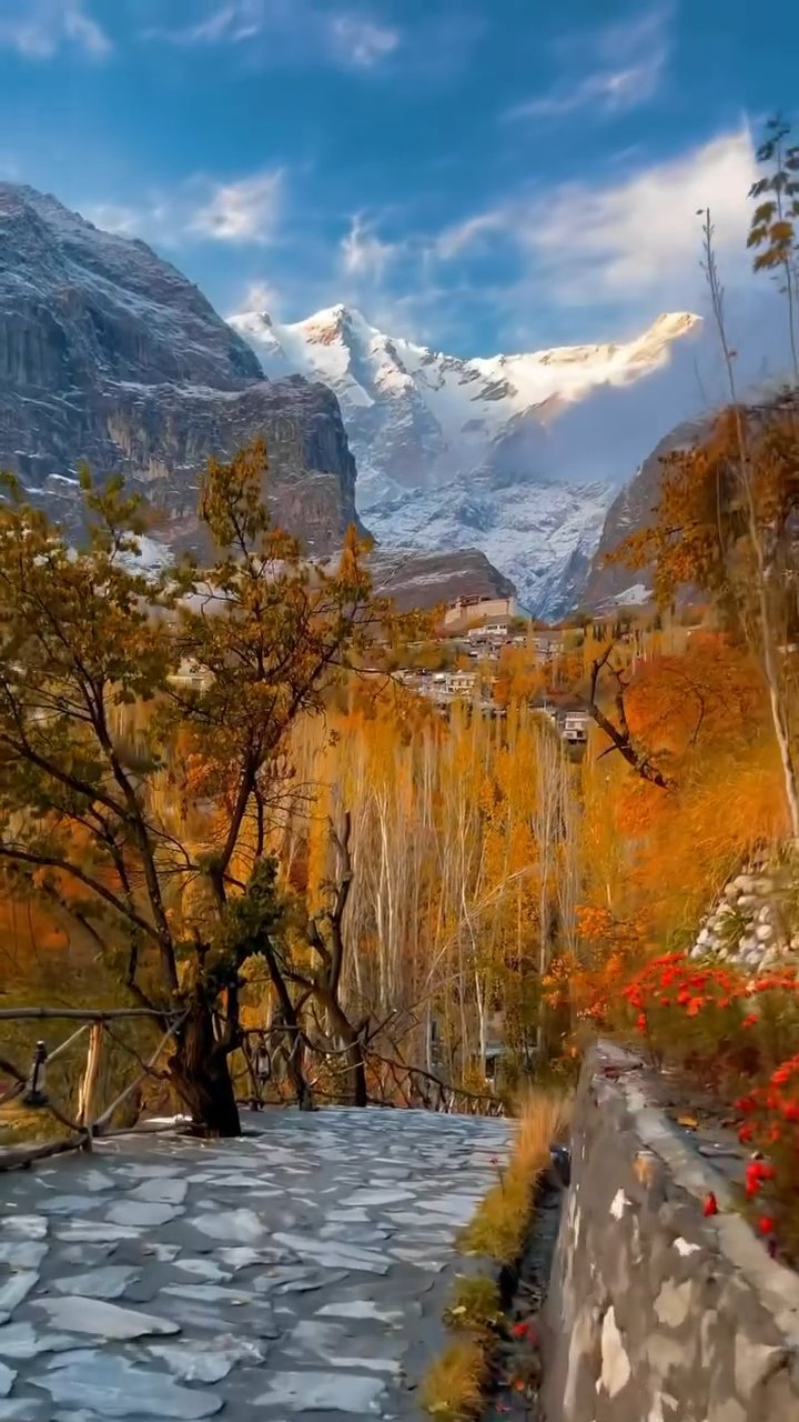 Golden Autumn in Hunza Valley